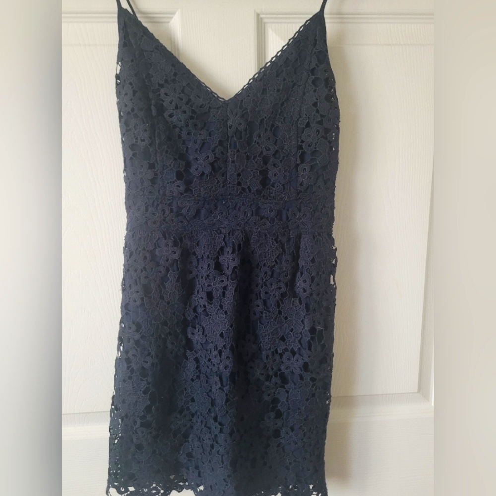 Lace mini dress